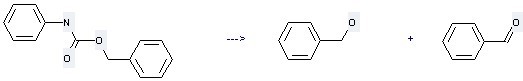 Carbamic acid,N-phenyl-,phenylmethyl ester can be used to produce Benzaldehyde and Phenylmethanol.